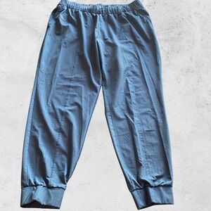 Nike Jogger Pants Womens XL Stretch Drawstring Black Gingham Victory golf